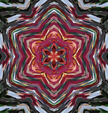 Soyut kaleydoskop arkaplanı. Çoklu renkli kaleydoskop dokusu.