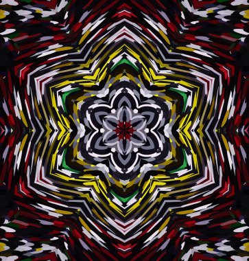 Soyut kaleydoskop arkaplanı. Çoklu renkli kaleydoskop dokusu.