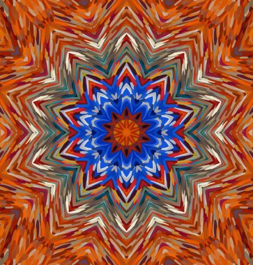 Soyut kaleydoskop arkaplanı. Çoklu renkli kaleydoskop dokusu.