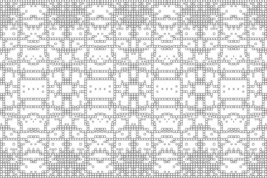 Soyut arkaplan. Monokrom dokusu. Beyaz arkaplanda siyah beyaz çizgiler.