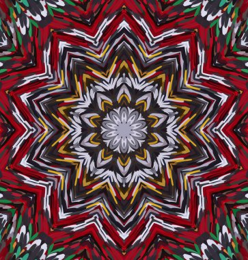 Soyut kaleydoskop arkaplanı. Çoklu renkli kaleydoskop dokusu.