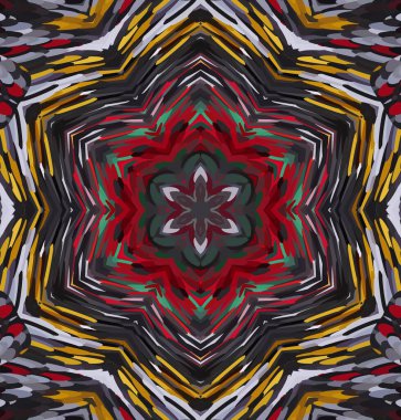 Soyut kaleydoskop arkaplanı. Çoklu renkli kaleydoskop dokusu.