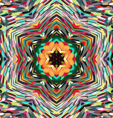 Soyut kaleydoskop arkaplanı. Çoklu renkli kaleydoskop dokusu.