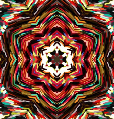 Soyut kaleydoskop arkaplanı. Çoklu renkli kaleydoskop dokusu.