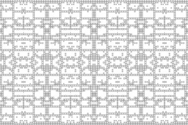 Soyut arkaplan. Monokrom dokusu. Beyaz arkaplanda siyah beyaz çizgiler.