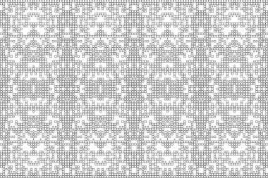 Soyut arkaplan. Monokrom dokusu. Beyaz arkaplanda siyah beyaz çizgiler.