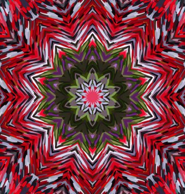 Soyut kaleydoskop arkaplanı. Çoklu renkli kaleydoskop dokusu.