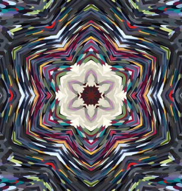 Soyut kaleydoskop arkaplanı. Çoklu renkli kaleydoskop dokusu.