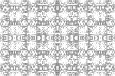 Soyut arkaplan. Monokrom dokusu. Beyaz arkaplanda siyah beyaz çizgiler.