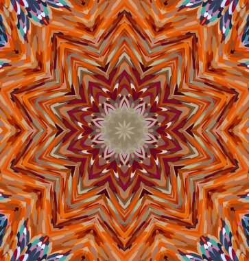 Soyut kaleydoskop arkaplanı. Çoklu renkli kaleydoskop dokusu.