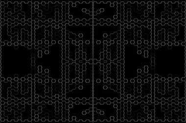 Soyut arkaplan. Monokrom dokusu. Beyaz arkaplanda siyah beyaz çizgiler.