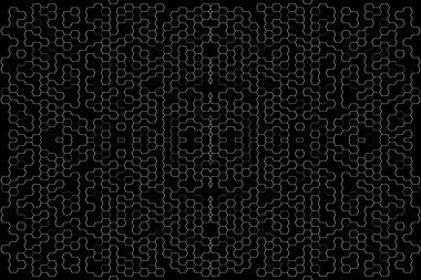 Soyut arkaplan. Monokrom dokusu. Beyaz arkaplanda siyah beyaz çizgiler.