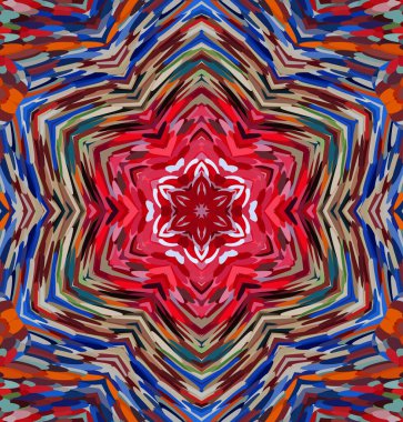 Soyut kaleydoskop arkaplanı. Çoklu renkli kaleydoskop dokusu.