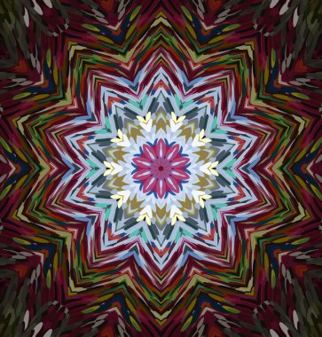 Soyut kaleydoskop arkaplanı. Çoklu renkli kaleydoskop dokusu.