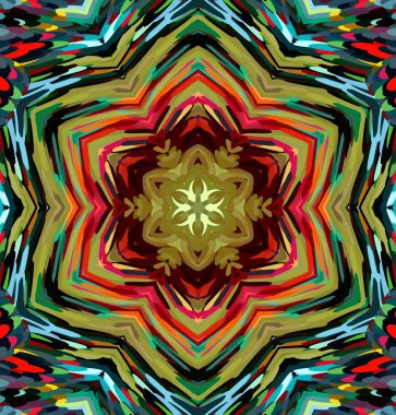 Soyut kaleydoskop arkaplanı. Çoklu renkli kaleydoskop dokusu.