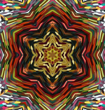 Soyut kaleydoskop arkaplanı. Çoklu renkli kaleydoskop dokusu.