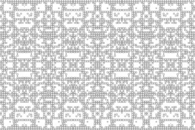 Soyut arkaplan. Monokrom dokusu. Beyaz arkaplanda siyah beyaz çizgiler.