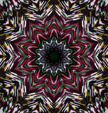 Soyut kaleydoskop arkaplanı. Çoklu renkli kaleydoskop dokusu.