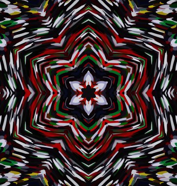 Soyut kaleydoskop arkaplanı. Çoklu renkli kaleydoskop dokusu.