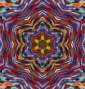 Soyut kaleydoskop arkaplanı. Çoklu renkli kaleydoskop dokusu.