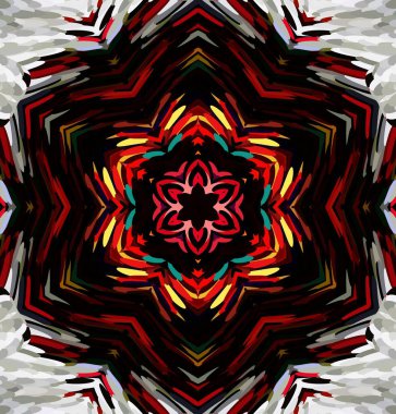 Soyut kaleydoskop arkaplanı. Çoklu renkli kaleydoskop dokusu.