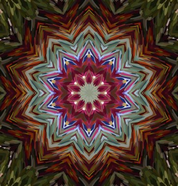 Soyut kaleydoskop arkaplanı. Çoklu renkli kaleydoskop dokusu.