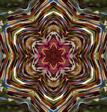 Soyut kaleydoskop arkaplanı. Çoklu renkli kaleydoskop dokusu.