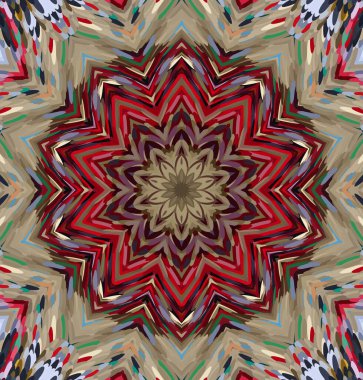 Soyut kaleydoskop arkaplanı. Çoklu renkli kaleydoskop dokusu.