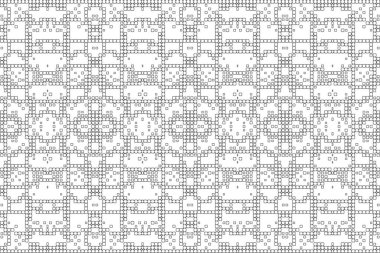 Soyut arkaplan. Monokrom dokusu. Beyaz arkaplanda siyah beyaz çizgiler.