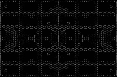 Soyut arkaplan. Monokrom dokusu. Beyaz arkaplanda siyah beyaz çizgiler.