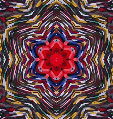 Soyut kaleydoskop arkaplanı. Çoklu renkli kaleydoskop dokusu.