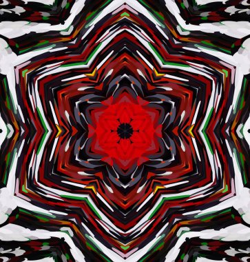 Soyut kaleydoskop arkaplanı. Çoklu renkli kaleydoskop dokusu.