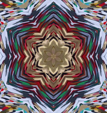 Soyut kaleydoskop arkaplanı. Çoklu renkli kaleydoskop dokusu.