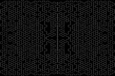 Soyut arkaplan. Monokrom dokusu. Beyaz arkaplanda siyah beyaz çizgiler.