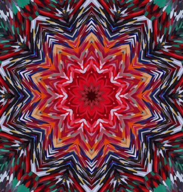 Soyut kaleydoskop arkaplanı. Çoklu renkli kaleydoskop dokusu.