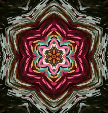 Soyut kaleydoskop arkaplanı. Çoklu renkli kaleydoskop dokusu.