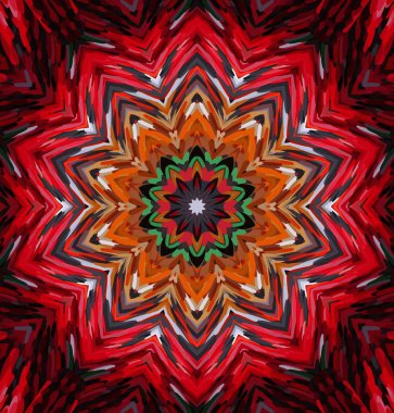 Soyut kaleydoskop arkaplanı. Çoklu renkli kaleydoskop dokusu.