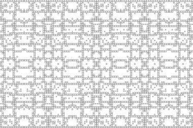 Soyut arkaplan. Monokrom dokusu. Beyaz arkaplanda siyah beyaz çizgiler.