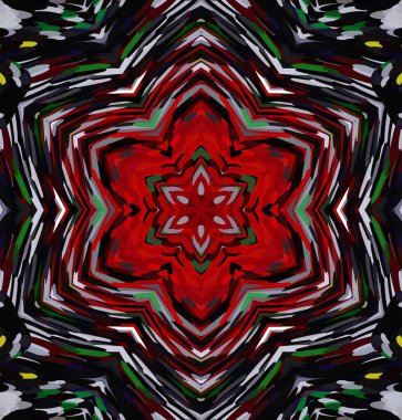 Soyut kaleydoskop arkaplanı. Çoklu renkli kaleydoskop dokusu.