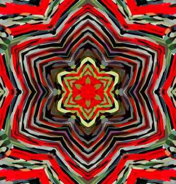 Soyut kaleydoskop arkaplanı. Çoklu renkli kaleydoskop dokusu.