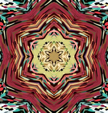 Soyut kaleydoskop arkaplanı. Çoklu renkli kaleydoskop dokusu.