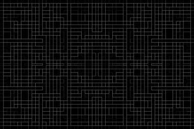 Soyut arkaplan. Monokrom dokusu. Beyaz arkaplanda siyah beyaz çizgiler.