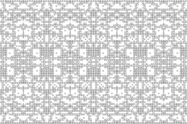 Soyut arkaplan. Monokrom dokusu. Beyaz arkaplanda siyah beyaz çizgiler.