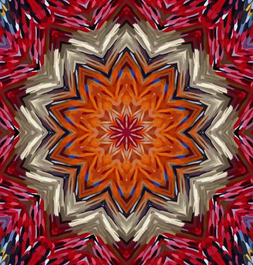 Soyut kaleydoskop arkaplanı. Çoklu renkli kaleydoskop dokusu.