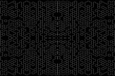 Soyut arkaplan. Monokrom dokusu. Beyaz arkaplanda siyah beyaz çizgiler.