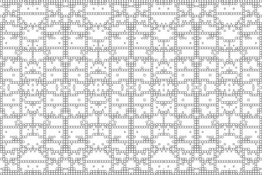 Soyut arkaplan. Monokrom dokusu. Beyaz arkaplanda siyah beyaz çizgiler.