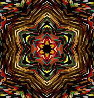 Soyut kaleydoskop arkaplanı. Çoklu renkli kaleydoskop dokusu.