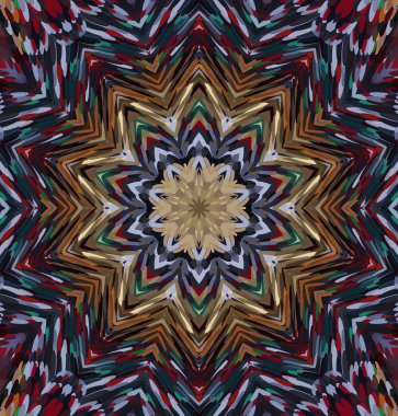 Soyut kaleydoskop arkaplanı. Çoklu renkli kaleydoskop dokusu.