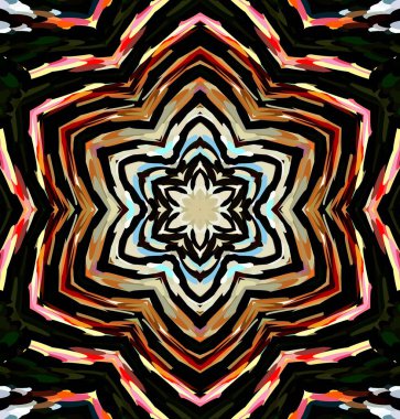 Soyut kaleydoskop arkaplanı. Çoklu renkli kaleydoskop dokusu.