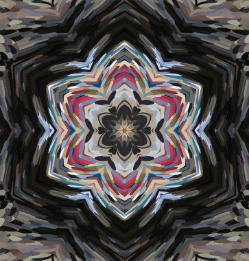 Soyut kaleydoskop arkaplanı. Çoklu renkli kaleydoskop dokusu.